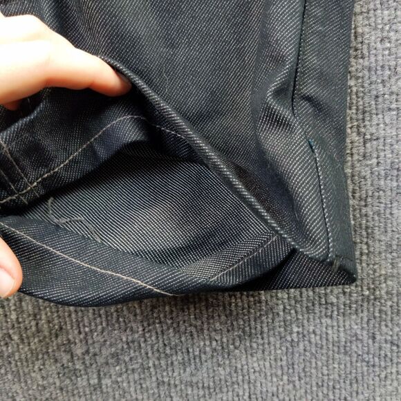 Mcdonalds Employee Uniform Pants Mens Size 38x31 Gray Black Belt Loops - Picture 11 of 13